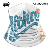 서핑모자 서프햇 서핑햇 수영장모자 비치모자 바다 알로하 라이프 39s 웨이브 패턴 모자, 스카프 마스크, 성인 사이즈