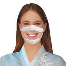 preppers이피다 투명창 마스크 10매입 입 보이는 방송 청각장애인 수화 수업 강의 언어 교육 대량주문가능, 이피다 대형 10매입