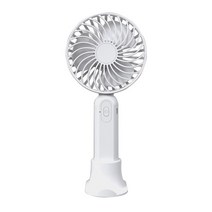 휴대용 핸드 헬드 팬 USB 충전식 속눈썹 저소음 소형 냉각 드롭 쇼핑, [01] White