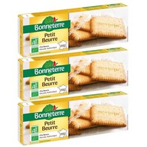 Bonneterre 본테르 쁘띠 뵈르 퓨어 버터 비스킷 쿠키 167g 3팩, 3개