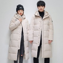 롱패딩 롱패딩브랜드 다운 패딩 재킷 남성 및 여성 긴 농축 2022 새로운 커플 후드