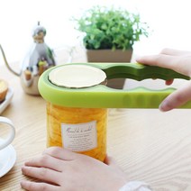 DM 주방용 8사이즈 호환 유리 병뚜껑 딸기잼 멀티 오프너, 1개, 블루