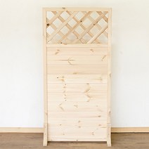 아이베란다 원목파티션 2단 소나무 래티스 파티션, 1200(가로) x 1800(세로)mm