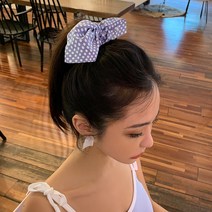 잔땡땡이리본곱창머리끈 헤어끈 밴드 슈슈 스크런치