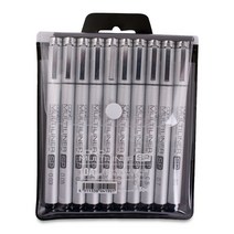 코픽 SP 멀티라이너 블랙10본 세트, 블랙 10본세트