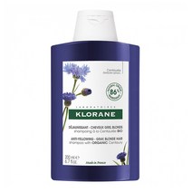 KLORANE 클로란 수레국화 노옐로잉 블론드 샴푸 200ml 2팩 보색샴푸 염색모 케어 Knapweed Shampoo 클렌징