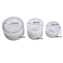 레진아트틀 레진몰드 레진공예 실리콘 꽃 냄비 금형 다육이 식물 화분 에폭시 수지 주조 컨테이너 도구, 한개옵션0