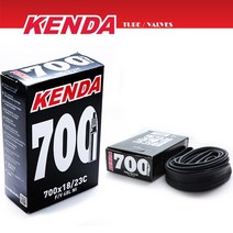 켄다 KENDA 켄다 스탠다드 튜브 700Cx18/23 로드용 자전거 튜브