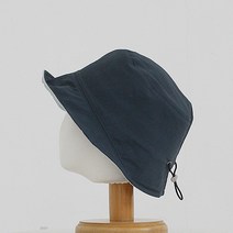 지오마켓 봄 여름 뒷끈 와이어 버킷햇 여성 무지 숏챙 벙거지 항암 모자 중년 산책 벙거지모자