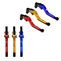 BIKERS 혼다 CBR125 2012-2019 폴딩 조절식 브레이크레버 튜닝, 골드, 1개