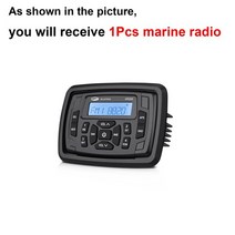 종다리 스피커 guzare 마린 스테레오 라디오 블루투스 mp3 플레이어 5.253939 방수 보트 atvs 제트 스키 골프 카트 요트용 fm 안테나, [03] ONLY marine radio
