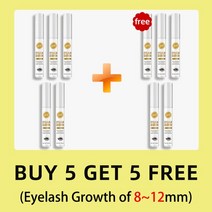 속눈썹 성장을위한 빠른 성장 세럼 연장 강화제 제품, 3.BUY 5 GET 5 FREE