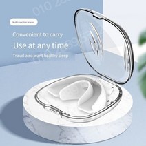 잠잘때 코골이 마우스피스 이갈이 나이트 수면 방지 가드 1개, 화이트 3