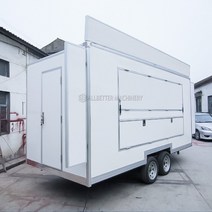 푸드트럭모바일 스퀘어 럭셔리 패스트 푸드 카트 맞춤형 핫도그 모바일 푸드 트레일러 푸드, 씨엔