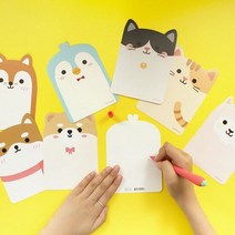 애니멀스마트엽서 ver2 (10p) 초대장 동물 캐릭터, 선택:여우(10p), 단품