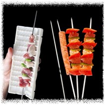 꼬치 꽂이 기계 홀더 캠핑 꼬챙이 스텐 바베큐 끼우기 꼬지 양꼬지 닭꼬지 양꼬치