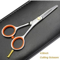 미용 이발사 가위 세트 스테인레스 일본 440c4 인치5 인치5.5 인치 검은 헤어 이발사 절단 전문, 1-가위 4개