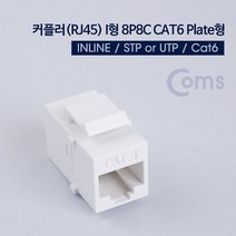 커플러 (RJ45) I형 8P8C CAT6 플레이트형
