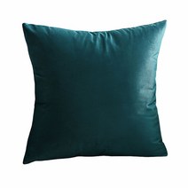 CNTCSM 심플 노르딕 플레인 쿠션 더티 핑크 쿠션 소파 그레이 벨벳 등받이 침대 머리맡 모란디 쿠션, 딥 레이크 블루 벨벳