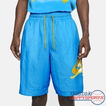 [당일출고][나이키] 조던 점프맨 클래식 풀사이드 쇼츠 반바지 4668-482 (블루/옐로우)