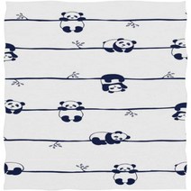 ZZAEO Cute Little Panda Towel Hand Towel 30 x 15 inch Thin Lightweight Soft Absorbent Fingertip Tow, 1