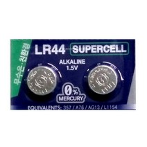 ppp 슈퍼셀 무수은전지 LR44 100알 1.5V건전지, 상세페이지 참조