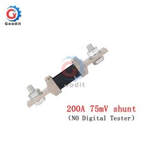 전압계 PZEM-015 0-200v 디지털 전류계 에너지 미터 자동차 배터리 용량 테스터 50A 75mV 션트, 04 200A 75mV shunt