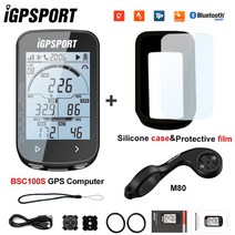 IGPSPORT-BSC100S ANT GPS 주행 거리계 사이클링 자전거 컴퓨터 라이딩 무선 속도계 지원 파워 미터 2.6 인치 대형 스크린, 02 BSC100S Group 1, 02 BSC100S Group 1