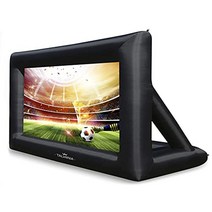 Talvania 6.7m(22피트) 공기 주입식 프로젝터 스크린 실외 및 실내 TV 영화 시청 송풍기 타이 다운 말뚝 샌드백 및 보관 가방 + 단계별 가이드(한글이 아닐 수, 14_Black