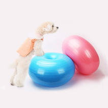 1+1 도넛 강아지 짐볼 애견짐볼 슬개골탈구예방 펫스쿼트, 1+1 블루