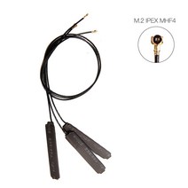 3PCS 무선 안테나 IPEX MHF4 연장 케이블 인텔 AX210NGW AX200NGW 9260NGW 8265NGW NGFF M.2 Wifi 카드 내부 핀, [1] NGFF M2 Antenna