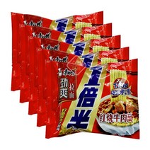 [수연중국식품] 중국라면 봉지라면 캉스부 구수한 맛 라면(142g), 5봉