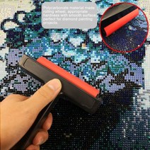 와이드 롤러 비즈페인팅 판화 공예용 고급 고무롤러