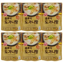 오뚜기 종로식 도가니탕 500g x 6개 /사골 즉석국