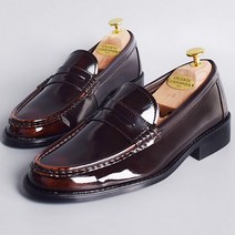브로그맨 페니로퍼 아도방 캐주얼구두 에나멜 유광 3.3cm