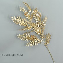 인공 잔디 블럭 매트 실내조경 베란다 인공 꽃 황금 나뭇잎 잔디 PE DIY 실내 야외 홈 가든 파티 룸 침실, 17 Locust tree leaves