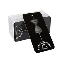 자체브랜드 라벨 택종이 tag 4묶음, 마네킹 블랙