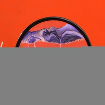 물멍 배 어른장난감 키덜트 아크릴 스노우볼 모래시계 워터볼 자동차장식, [01] 12 inch, Black Base-Purple