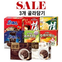 오리온 초코파이 12p 카스타드 12p 후레쉬베리 12p 롯데 몽쉘 12p 해태 오예스 12p (총3개)골라담기, 오리온 카스타드276g 2개, 해태 오예스360g 1개