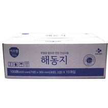 CJ 이츠웰 천연펄프 해동지 100매 10묶음 /, 1박스