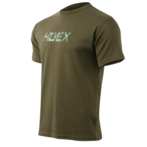HDEX 카모 메인로고 머슬핏 반팔티