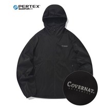 COVERNAT 커버낫 PERTEX 패커블 윈드브레이커 자켓 블랙