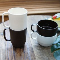 전자레인지 전용 머그컵 스프컵 주방 인테리어 소품, 브라운_머그컵, 본상품선택