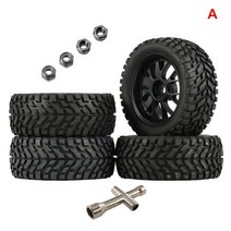 리어카바퀴 구루마 핸드카 통 바퀴 4pcs 76mm m4 잠금 너트 림 휠 wltoys 144001 mn99s mn90 mn86 1:101:141:16 rc 레이싱 카 용 허브, a