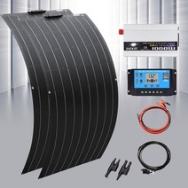태양광 태양열 발전 패널 전원 전지 충전1500w 1200w 1000w 600w 유연한, 협력사, 300w 시스템