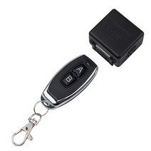 Kebidu 433 Mhz 무선 제어 스위치 4CH 12V 10A 1CH 릴레이 수신기 모듈 RF 송신기 433 Mhz 제어, 01 Black AB Version
