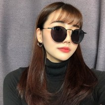 스타일자키 둥근코 레옹 라운드 남녀공용 선글라스