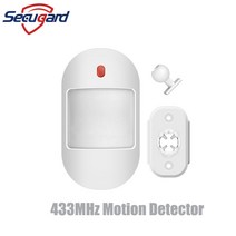 재실 감지기 모션 센서 미니 무선 탐지기 433MHz 적외선 PIR 홈 도난 경보기 시스템, 한개옵션0