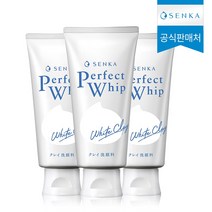 센카 퍼펙트 화이트 클레이 클렌징 폼 120g x 3, 3개