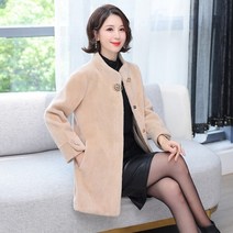 2022 겨울 모조 밍크 코트 여성 짧은 섹션 어머니 드레스 잉어 밍크 모피 통합 여성 모피 밍크 벨벳 코트